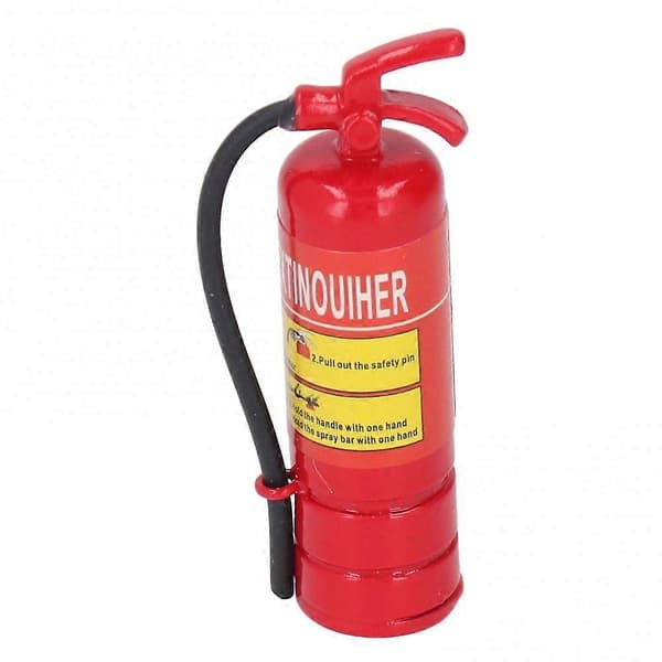 Dollhouse Miniature Fire Extinguisher 1:12 Scale Alloy Decorative Accessory