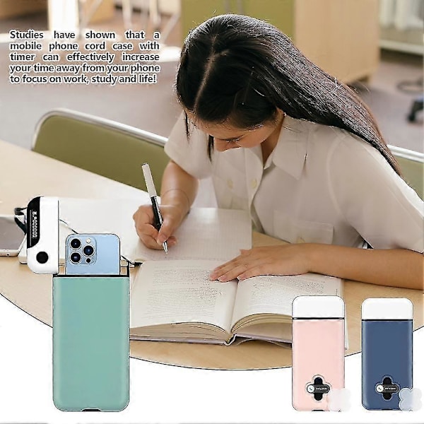 Mobile Phone Lock Box with Timer, Help for Self-Discipline and Focus