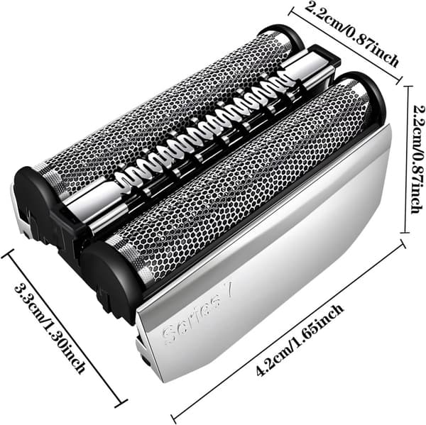 Barberhode for Braun Series 7 Erstatningshode Barberblad 70S, Blad 70S Folie og Kassetthode Egnet for Braun 7 Series