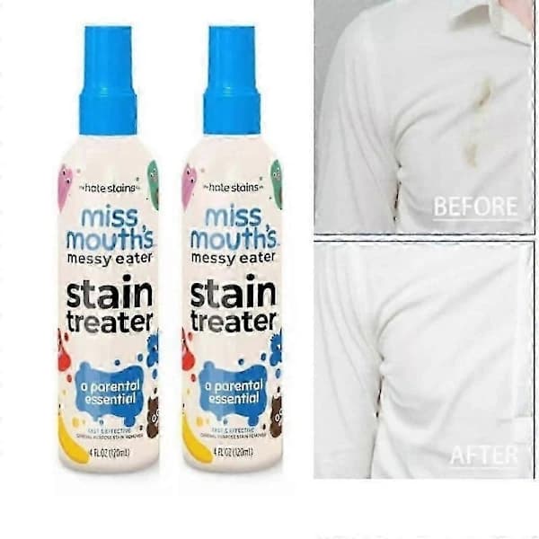 2-pakning Miss Mouth's Messy Eater Flekkfjerner Spray 120ml