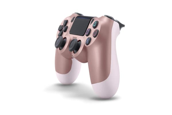 Trådløs kontroller for PS4, kompatibel med PlayStation PS4-konsoller/Steam-konsoller, null latens Bluetooth. Red