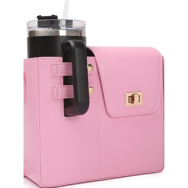 Stanley Cup Carrying Case, Accessories for Most Water Bottles with Compartments and Adjustable Shoulder Strap, Compatible with Stanley Cup