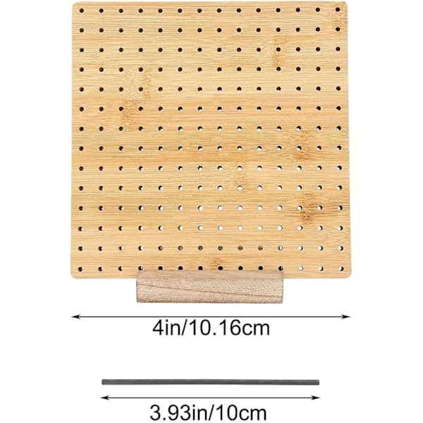 Blocking Board, Blocking Boards for Crocheting, Square Blocking Boards for Knitting and Crocheting Projects, Handmade Knitting with Wooden Base