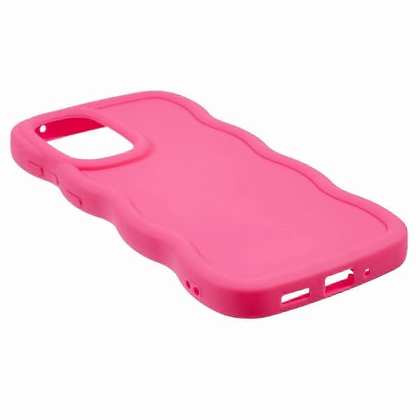 For Samsung Galaxy A16 4G 5G Case TPU Protective Phone Case Unique Curly Wave Frame - Light Green Rose