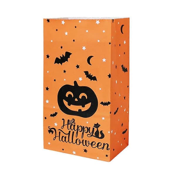 2026 Halloween Element Adventskalender Pappersgodispåsar 24 Dagar Pumpa Spöke Spindel Multicolor