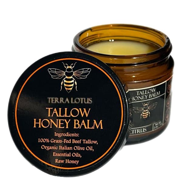 57g Honey and Tallow Cream Moisturizing Balm Essential Oils