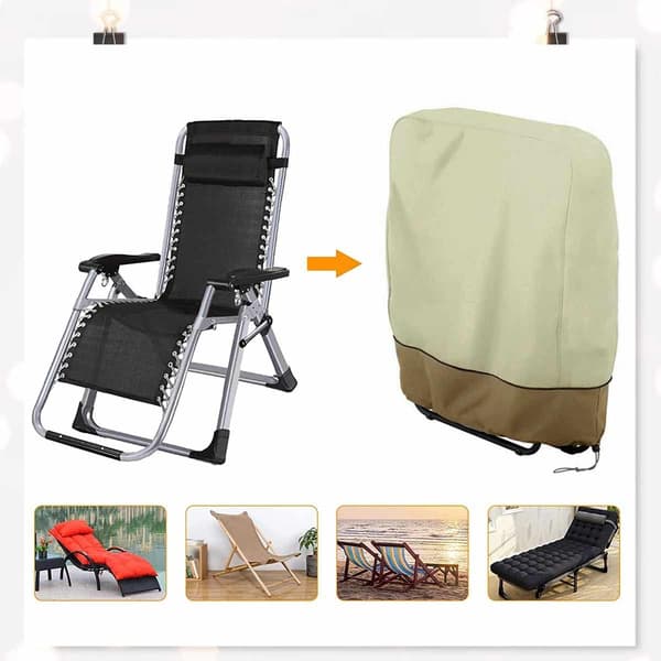 Protective Cover for Garden Chairs - Foldable Oxford Tarp for Ha