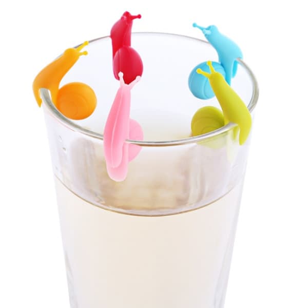 5 supersøde tesnegle - Snegl - Teposeholder
