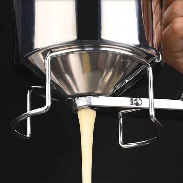 Håndholdt dejdispenser og -separator i rustfrit stål til muffins, pandekager og bagning Battery Dispenser
