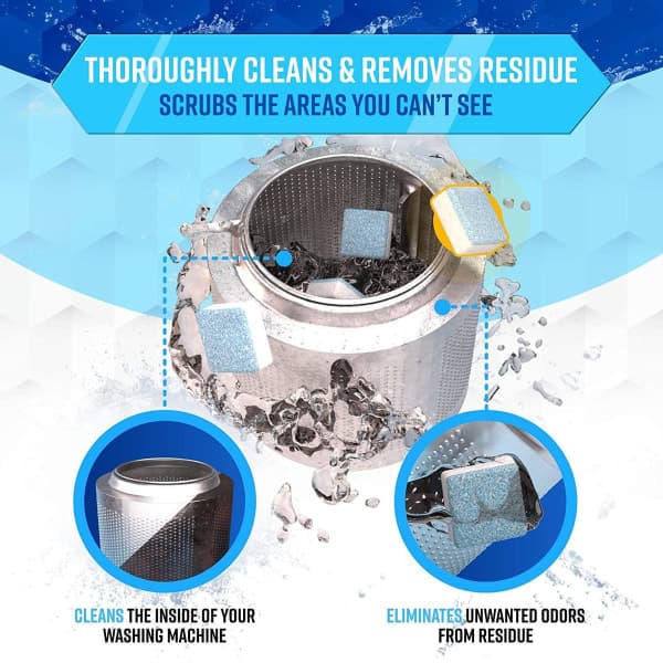 Washing Machine Cleaner & Descaler 24-Pack