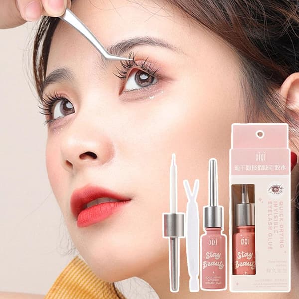 Eyelash Glue 12ml Waterproof Long-lasting Eyelash Adhesive Glue False Eyelashes Non-irritating N4L2