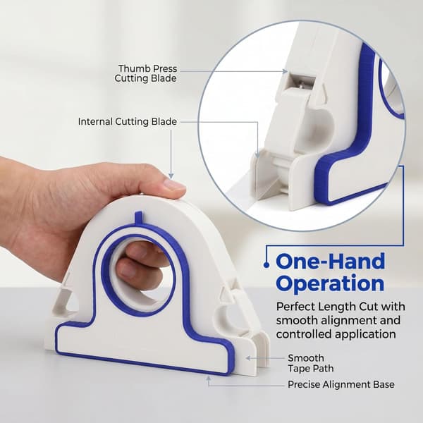 Masking Master Paint Tape Applicator, a precision tool for one-step paint tape application, suitable for baseboards, windows, and door frames