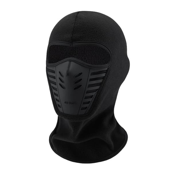 Vintervindtät fleece-balaclava för skidåkning