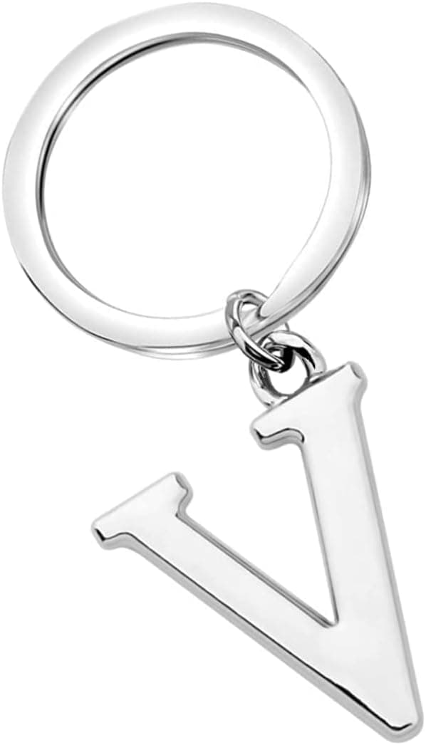 Nøglering Bogstav - Initial Bogstav Nøglering Charm Bogstav V