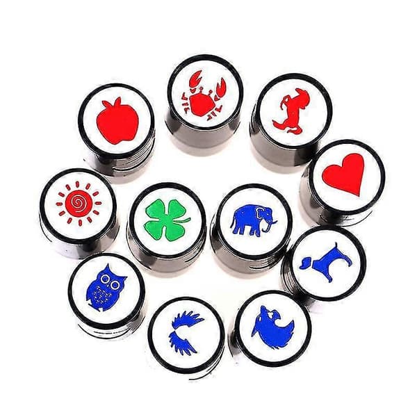 Golf Ball Stamp Marker - Various Patterns, Quick-Drying, Long-Lasting (1pc) Blue elephant Blue elephant 1pc