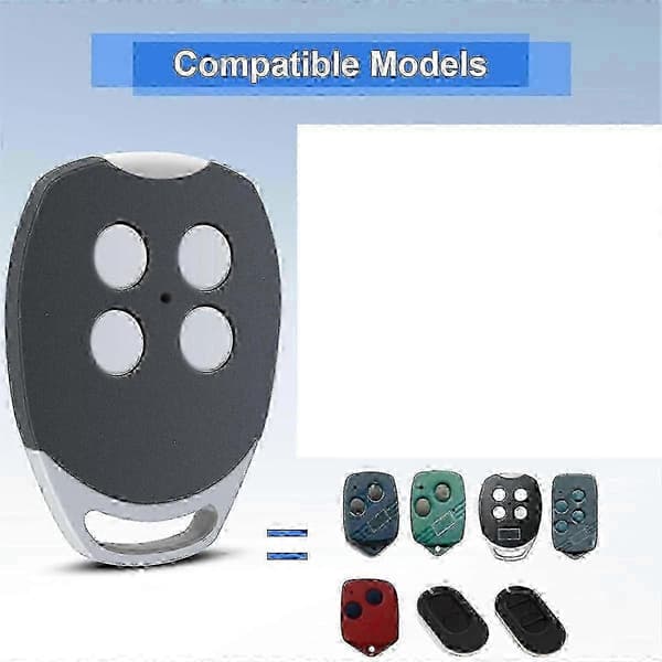 2-pack 433.92MHz Garage Door Opener with Remote Controls for Ditec GOL4 BIXLG4 BIXLP2 Models