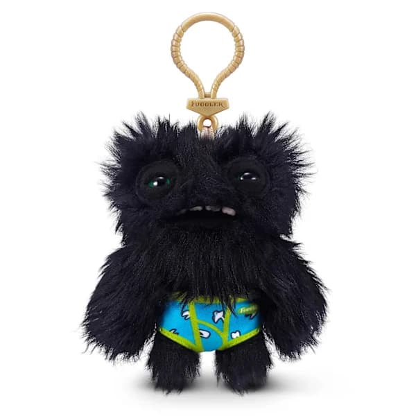 Fuggler® S4 Nøglering, ca. 12 cm | Sjov Plyslegetøj | Tilfældigt Design | Samlerobjekt | Sød Taskecharme