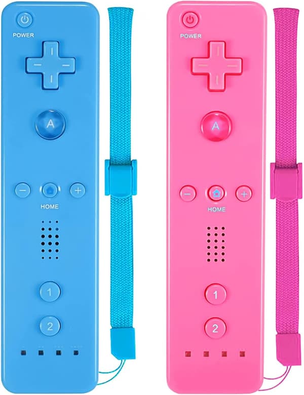 2-pak klassiske trådløse controllere kompatible med Wii og Wii U