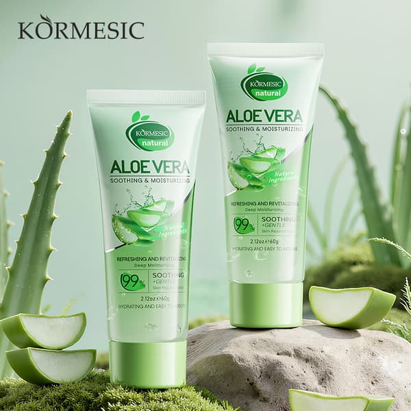 Aloe Vera Gel for Hydration and Refreshment - Water-rich and Lightweight