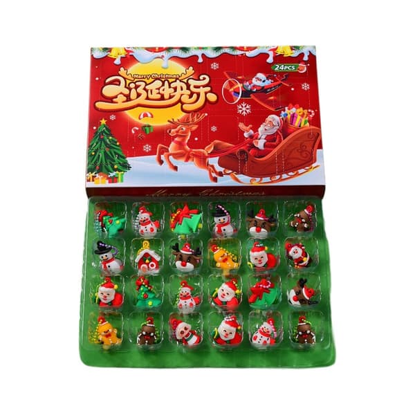 24 st jul blind box set Adventskalender lyckohänge ornament barnpresent