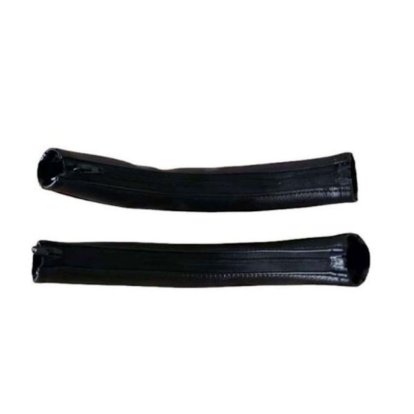 Stroller Handle Covers 2 Pcs Stroller Handle Grip Protector Removable Stroller Armrest Handle Leather Case