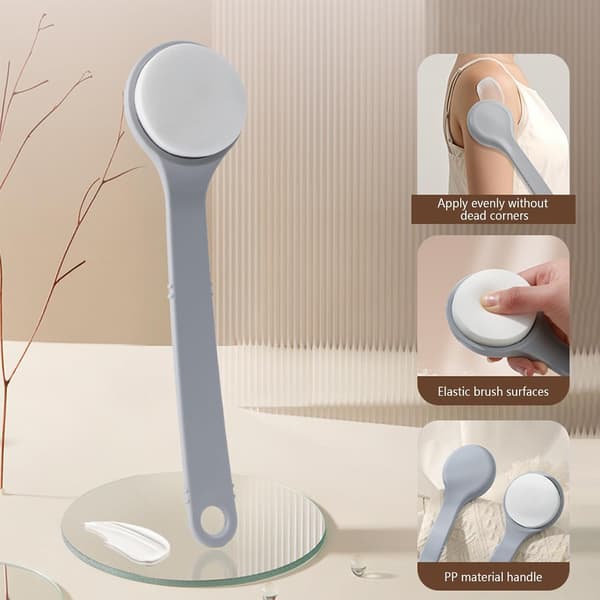 Back Cream Applicator with Long Handle - Self-Applicator for Sunscreen and Body Lotion - Practical Tool for Seniors - Hygienic Lotion Dispenser