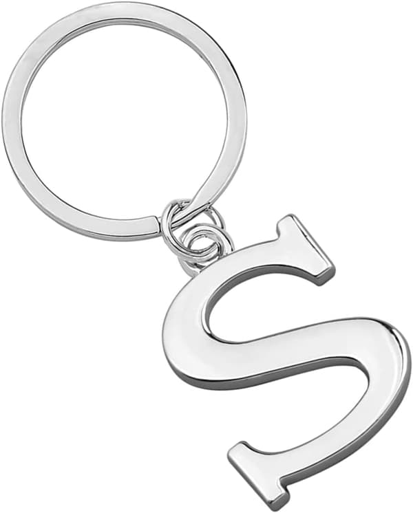 Nøglering Bogstav - Initial Bogstav Nøglering Charm Bogstav S