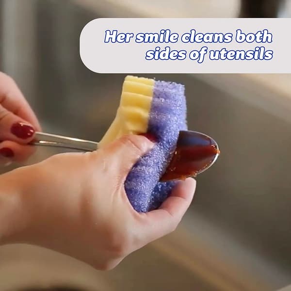 Scrub Daddy Scrub Shooting Star Mixed 3-pack, Double-Sided Scrubber, Non-Scratch Scourer Alternative, Dishwashing Cleaning Sponges