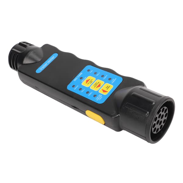 Trailer Tester 12V 13-pin Trailer Light Plug Socket Wiring Test Diagnostic Tool Resistance Test Fault Detection for Caravan Trailer 1