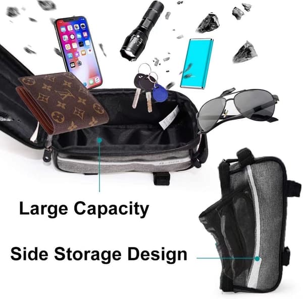 Bicycle Bag Frame Bag Bicycle Mobile Holder, Bicycle