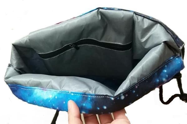 Fortnite Gym Bag BACKPACK WITH DRAWSTRING Christmas gifts Blå blue