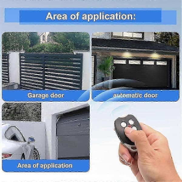 2-pack 433.92MHz Garage Door Opener with Remote Controls for Ditec GOL4 BIXLG4 BIXLP2 Models