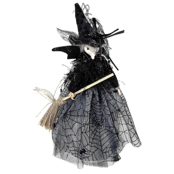 Halloween Witch Doll Halloween Tree Topper Decoration Witch Doll Desktop Decoration
