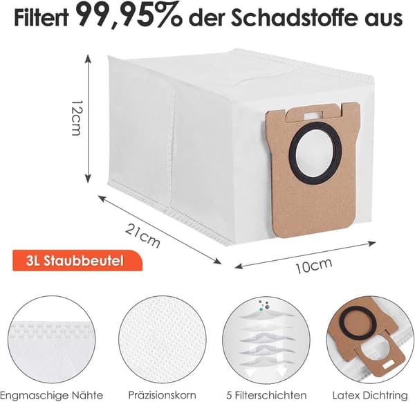 Erstatningstilbehør til Xiaomi X20+/Dreame X40 Ultra