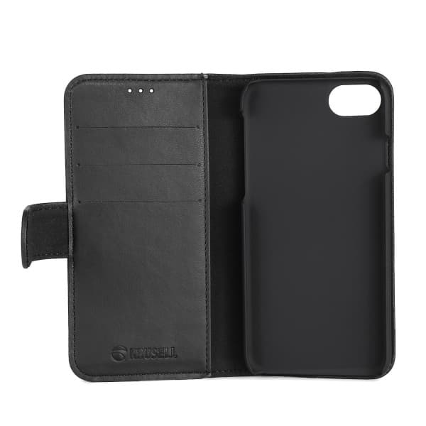 Premium iPhone 6/7/8/SE (SE 2020/2022) PhoneWallet - SVENSK DESIGN Sort