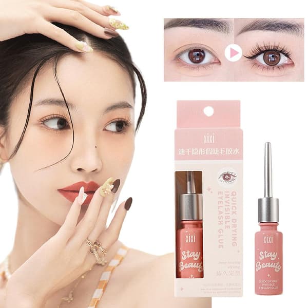 Eyelash Glue 12ml Waterproof Long-lasting Eyelash Adhesive Glue False Eyelashes Non-irritating N4L2