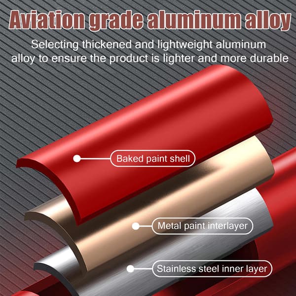 Ultralight 5-section hiking pole 1 pair Red