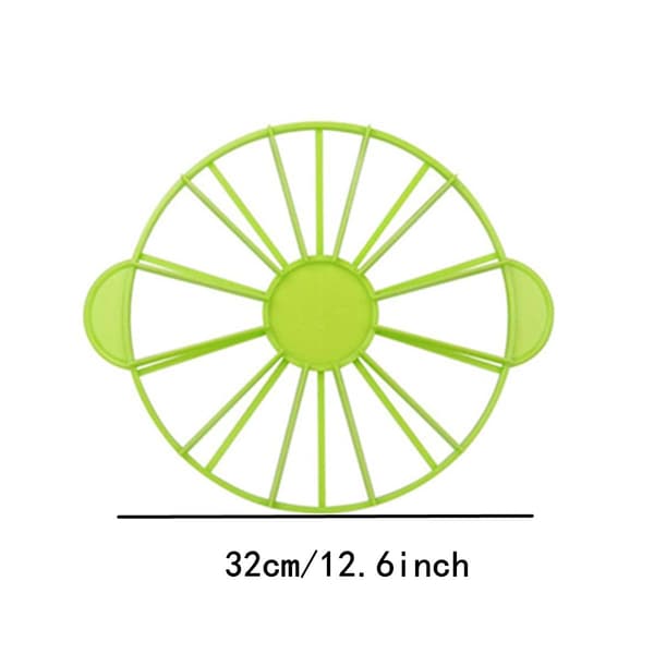 Green Plastic Cake and Pie Divider: Multifunctional Round Marker for 10/12 Equal Pieces – DIY Baking Tool for Cheesecake, Pizza & Pie