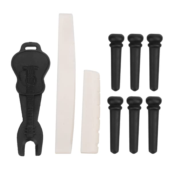 Gitarbro Pin Kit Oksebein Sadelmutter Instrumenttilbehør Trekkerfjerner