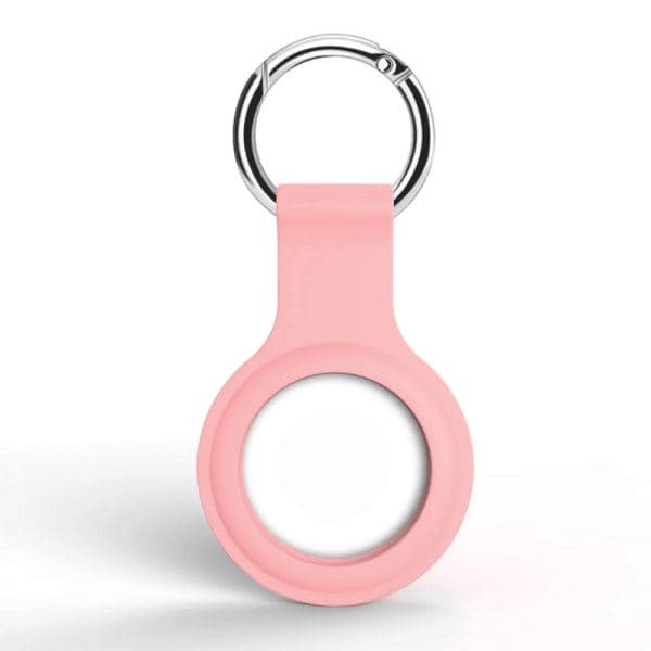 Airtag Apple Case Silicone With Keychain Pink 2-Pack