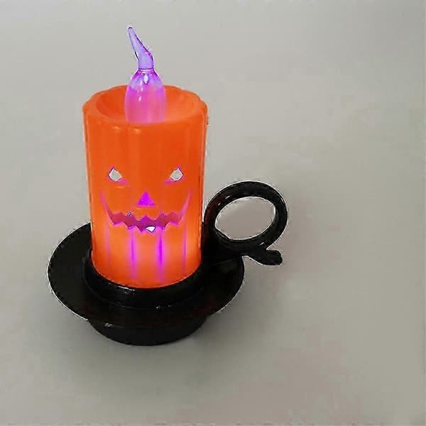 12 stk. Flamfrie LED Halloween-lys til Halloweenfest