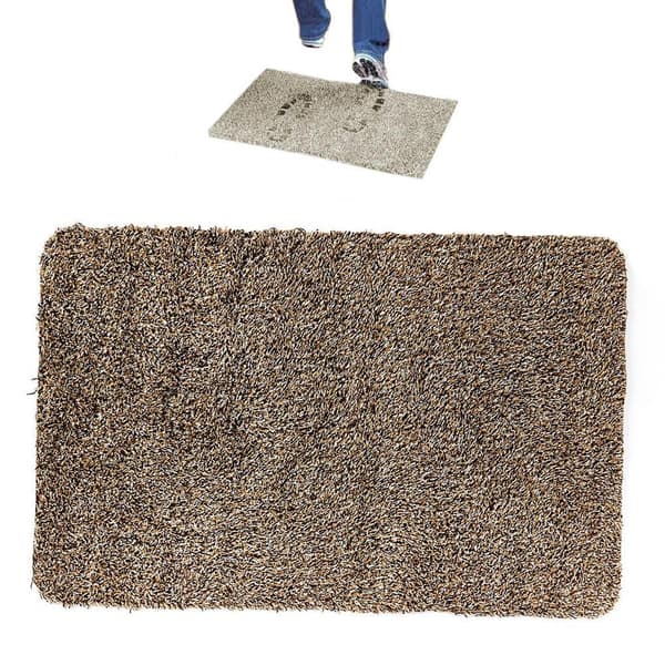 Dørmatte / Entrématte - 70x46 cm Brun brown