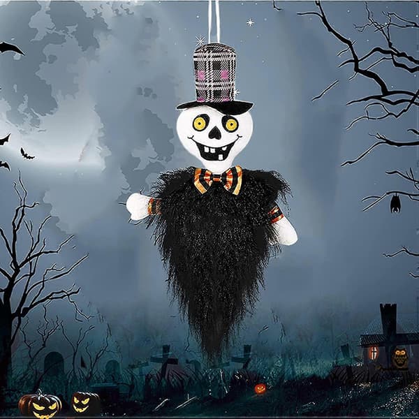 Halloween Ghost Hanging Decoration, 42 cm Hanging Skeleton