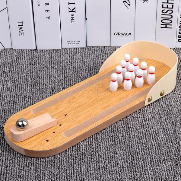 Bordspill Mini Bowling - for voksne, barn, tenåringer og gutter