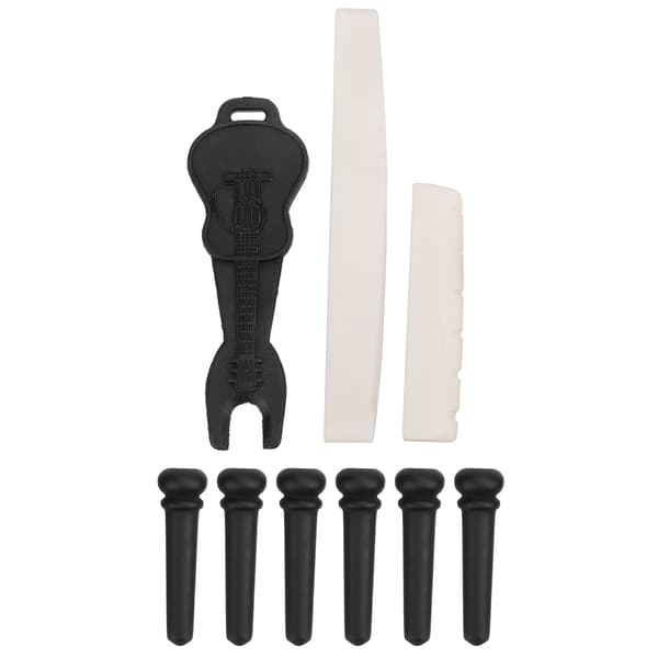 Gitarbro Pin Kit Oksebein Sadelmutter Instrumenttilbehør Trekkerfjerner
