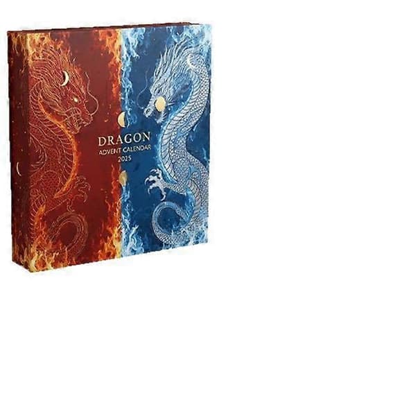 2026 Julekalender Blind Box - Akrylpynt - Drage-tema Julenedtælling - Drage-tema Blind B Dragon-themed blind boxes