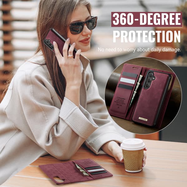 holdit Samsung Galaxy S21 - 2i1 Magnet Etui / Cover - Sort Sort na