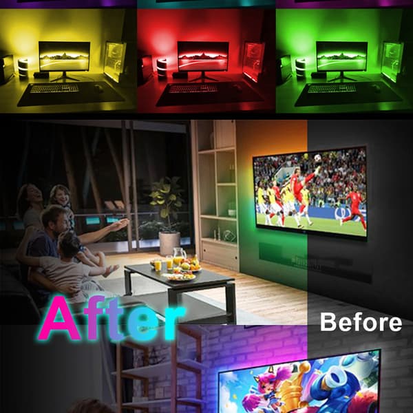 WIFI RGB LED Strips Lys Bluetooth Led Lys RGB 10M 10M