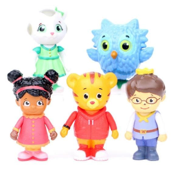 5 stk. Daniel Tigers kvarter figurer