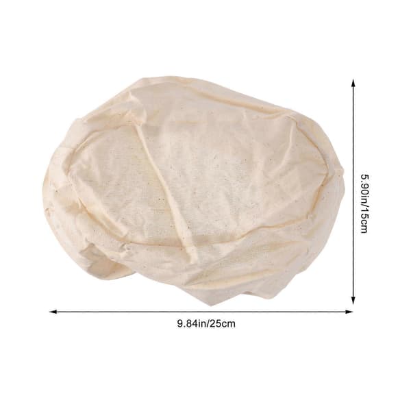 Banneton Proofing Basket Cover Oval for Bread Baking Home Use Fermentation and Shape Retention 2pcs